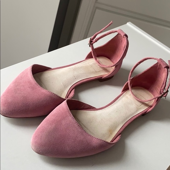 gap suede pink flats - Picture 2 of 2
